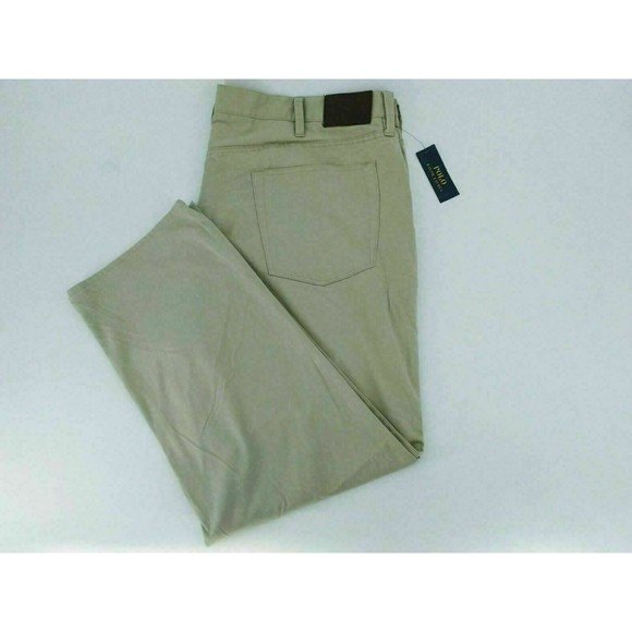 POLO RALPH LAUREN CLASSIC FIT CHINOS PANTS MENS SIZE 46BX30 LIGHT KHAKI NWT